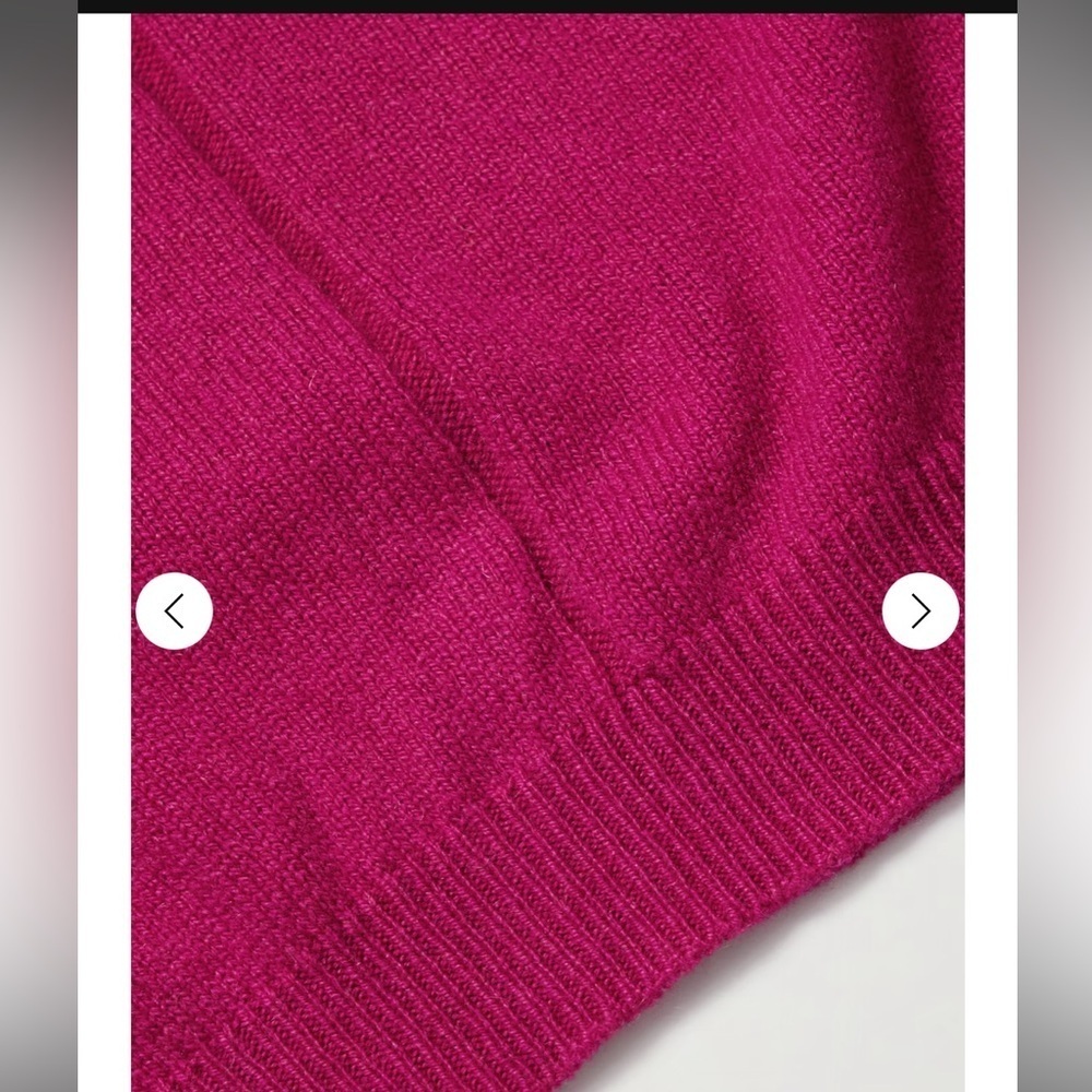 The Row Dewey Girls Sweater Cashmere 4 years old 4YO purple magenta Crewneck - Picture 3 of 13